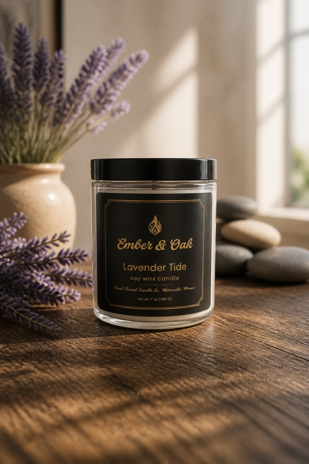 Small Batch, Hand Poured Soy Candle 9oz
