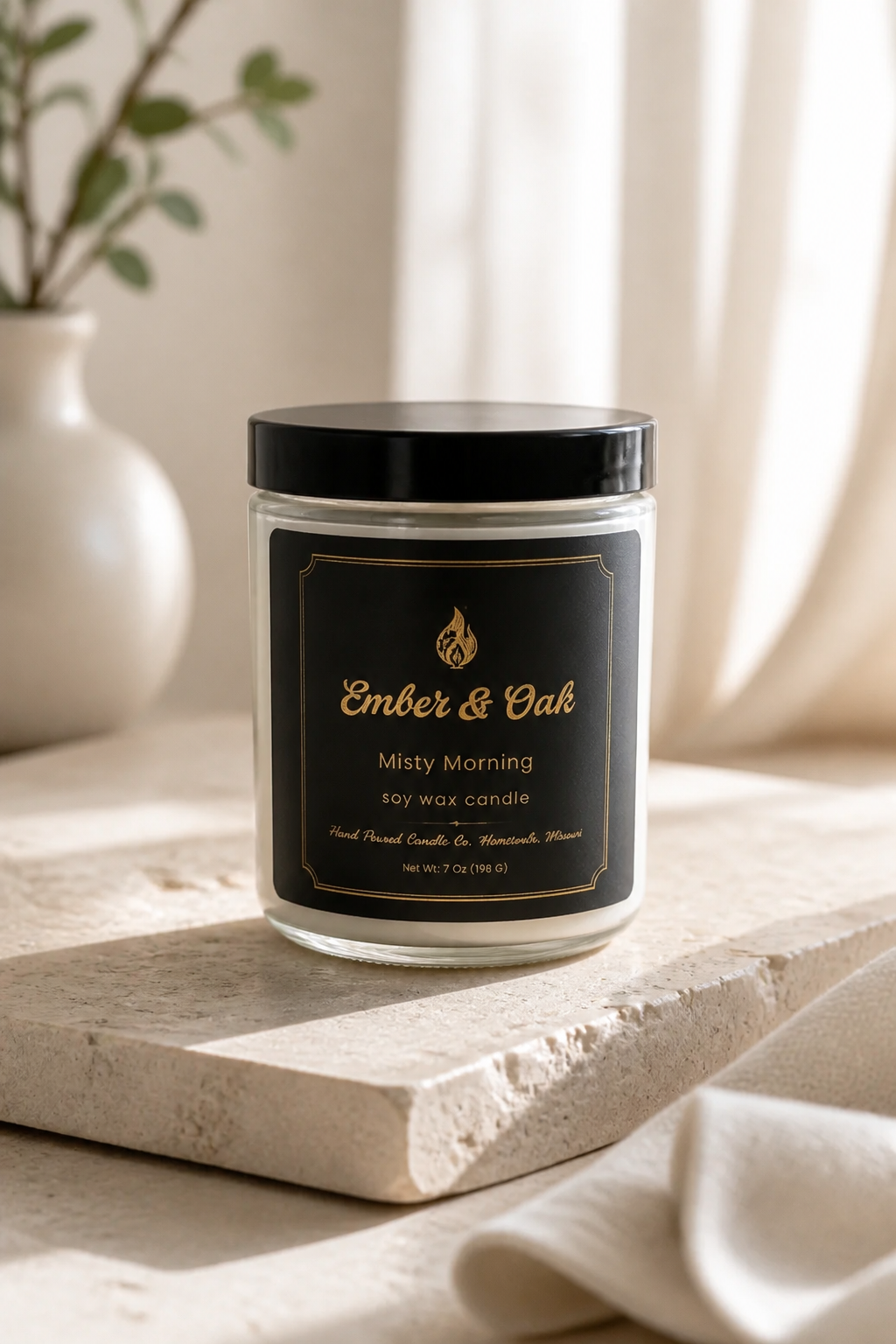 Small Batch, Hand Poured Soy Candle 9oz